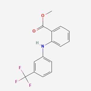 molecular formula C15H12F3NO2 B1654803 Benzoic acid, 2-((3-(trifluoromethyl)phenyl)amino)-, methyl ester CAS No. 2765-91-5