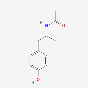 B1654807 Acetamide, N-[2-(4-hydroxyphenyl)-1-methylethyl]- CAS No. 27675-95-2