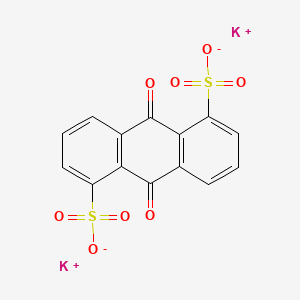 molecular formula C14H6K2O8S2 B1654811 Dipotassium 9,10-dihydro-9,10-dioxoanthracene-1,5-disulphonate CAS No. 27690-02-4