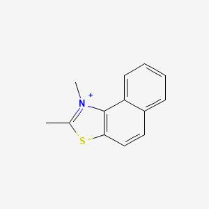 molecular formula C13H12NS+ B1654821 1,2-Dimethylnaphtho[1,2-d]thiazol-3-ium CAS No. 2785-05-9