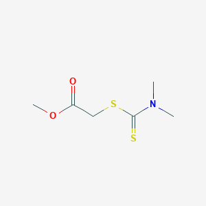 molecular formula C6H11NO2S2 B1654831 Methyl 2-(dimethylcarbamothioylsulfanyl)acetate CAS No. 27888-12-6