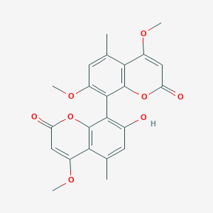 molecular formula C23H20O8 B1654832 Demethylkotanin CAS No. 27909-10-0