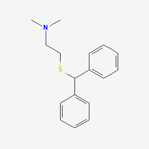 Ethanamine, 2-[(diphenylmethyl)thio]-N,N-dimethyl-