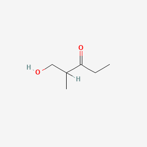 molecular formula C6H12O2 B1654840 3-Pentanone, 1-hydroxy-2-methyl- CAS No. 27970-79-2