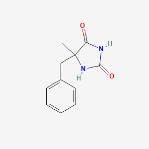 molecular formula C11H12N2O2 B1654841 5-Benzyl-5-methylimidazolidine-2,4-dione CAS No. 27993-44-8