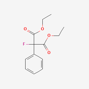 B1654843 Diethyl 2-fluoro-2-phenylmalonate CAS No. 2802-98-4