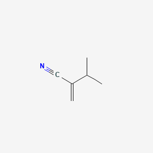 molecular formula C6H9N B1654856 Butanenitrile, 3-methyl-2-methylene- CAS No. 2813-69-6