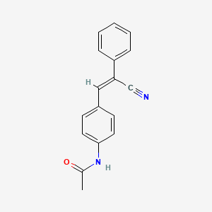 N-(4-(2-Cyano-2-phenylvinyl)phenyl)acetamide