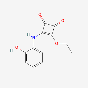 3-Ethoxy-4-(2-hydroxyanilino)cyclobut-3-ene-1,2-dione