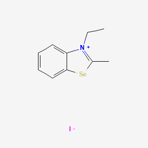 Benzoselenazolium, 3-ethyl-2-methyl-, iodide