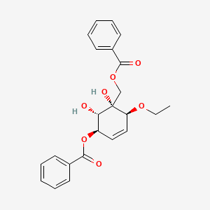 [(1S,2S,5R,6S)-5-benzoyloxy-2-ethoxy-1,6-dihydroxycyclohex-3-en-1-yl]methyl benzoate