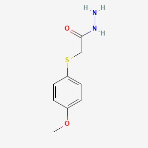 2-(4-Methoxyphenyl)sulfanylacetohydrazide