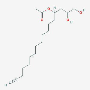 1,2-Dihydroxyheptadec-16-yn-4-yl acetate