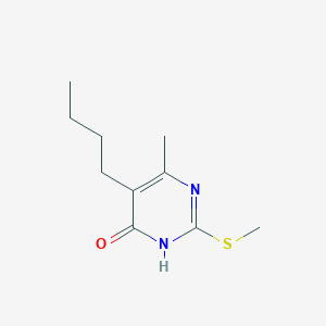 5-butyl-6-methyl-2-methylsulfanyl-1H-pyrimidin-4-one