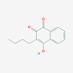 3-Butyl-4-hydroxynaphthalene-1,2-dione