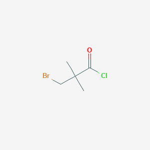 molecular formula C5H8BrClO B1654925 3-溴-2,2-二甲基丙酰氯 CAS No. 2941-17-5