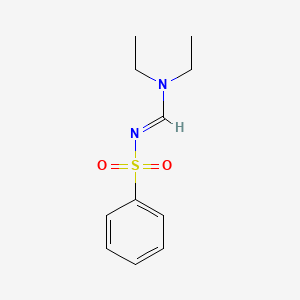 N-((Diethylamino)methylene)benzenesulfonamide