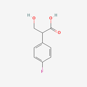 2-(4-Fluorophenyl)-3-hydroxypropanoic acid