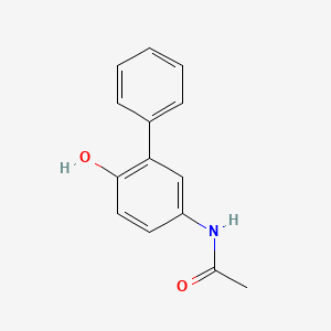 molecular formula C14H13NO2 B1654945 N-(4-hydroxy-3-phenylphenyl)acetamide CAS No. 29785-41-9