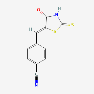 (5Z)-2-Thioxo-5-(4-cyanobenzylidene)thiazolidine-4-one