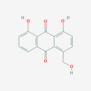 B165497 1,8-Dihydroxy-4-hydroxymethylanthraquinone CAS No. 128341-04-8