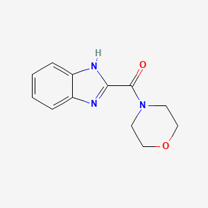 molecular formula C12H13N3O2 B1654980 Morpholine, 4-(1H-benzimidazol-2-ylcarbonyl)- CAS No. 30183-08-5