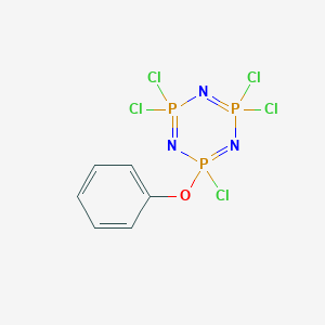 2,2,4,4,6-Pentachloro-6-phenoxy-1,3,5-triaza-2lambda5,4lambda5,6lambda5-triphosphacyclohexa-1,3,5-triene