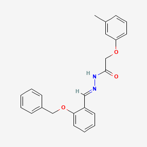N'-(2-(Benzyloxy)benzylidene)-2-(3-methylphenoxy)acetohydrazide