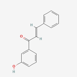 molecular formula C15H12O2 B1654996 (E)-1-(3-hydroxyphenyl)-3-phenylprop-2-en-1-one CAS No. 3033-92-9