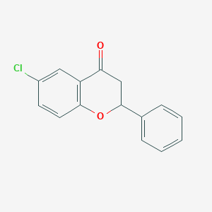 molecular formula C15H11ClO2 B1654998 6-Chloroflavanone CAS No. 3034-05-7