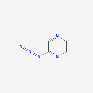 molecular formula C4H3N5 B1655010 2-Azidopyrazine CAS No. 30466-91-2