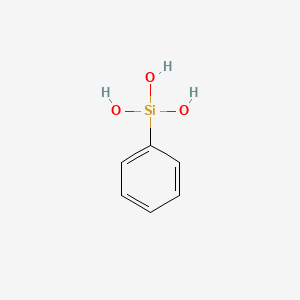 molecular formula C6H8O3Si B1655011 Phenylsilanetriol CAS No. 3047-74-3