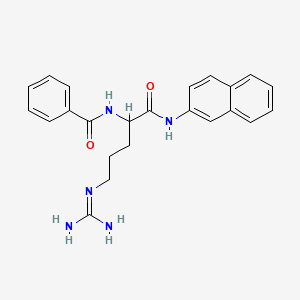 N-{5-carbamimidamido-1-[(naphthalen-2-yl)amino]-1-oxopentan-2-yl}benzamide