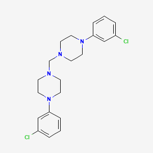 Bis-(m-chlorophenylpiperazino)-methane