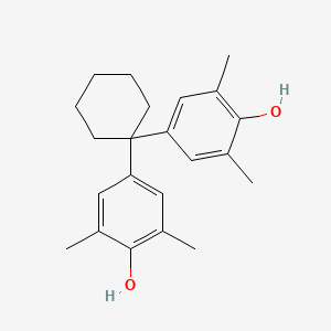 molecular formula C22H28O2 B1655018 4-[1-(4-Hydroxy-3,5-dimethylphenyl)cyclohexyl]-2,6-dimethylphenol CAS No. 30560-61-3