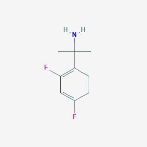 molecular formula C9H11F2N B1655025 2-(2,4-Difluorophenyl)propan-2-amine CAS No. 306761-56-8