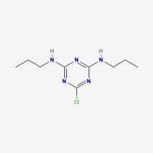 6-chloro-2-N,4-N-dipropyl-1,3,5-triazine-2,4-diamine