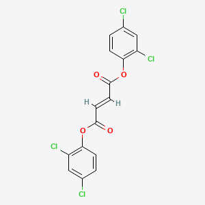 molecular formula C16H8Cl4O4 B1655065 Fumaric acid, di(2,4-dichlorophenyl) ester CAS No. 31348-18-2