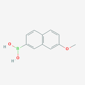 molecular formula C11H11BO3 B1655069 (7-Methoxynaphthalen-2-yl)boronic acid CAS No. 313947-34-1