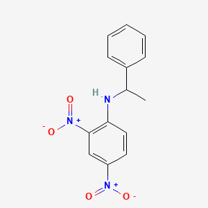 molecular formula C14H13N3O4 B1655078 2,4-Dinitro-n-(1-phenylethyl)aniline CAS No. 31493-50-2