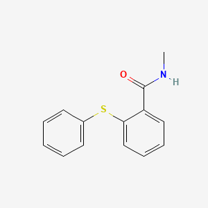 molecular formula C14H13NOS B1655103 N-methyl-2-(phenylthio)benzamide CAS No. 31913-93-6