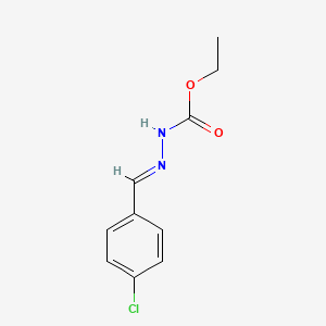 molecular formula C10H11ClN2O2 B1655108 Ethyl 2-(4-chlorobenzylidene)hydrazinecarboxylate CAS No. 3206-35-7