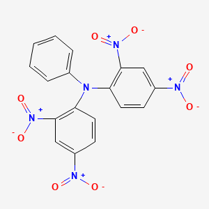 molecular formula C18H11N5O8 B1655115 N-(2,4-dinitrophenyl)-2,4-dinitro-N-phenylaniline CAS No. 32134-85-3