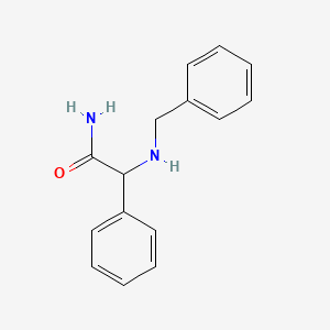molecular formula C15H16N2O B1655116 2-(Benzylamino)-2-phenylacetamide CAS No. 32153-16-5