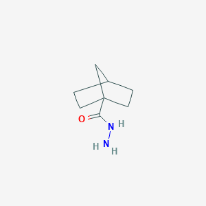 molecular formula C8H14N2O B1655117 Bicyclo[2.2.1]heptane-1-carbohydrazide CAS No. 321681-04-3