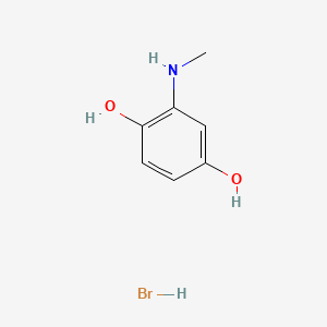 molecular formula C7H10BrNO2 B1655119 2-(Methylamino)hydroquinone hydrobromide CAS No. 32190-96-8