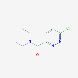 molecular formula C9H12ClN3O B1655121 6-chloro-N,N-diethylpyridazine-3-carboxamide CAS No. 321946-12-7