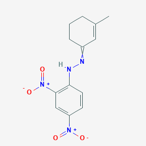 N-[(3-Methyl-1-cyclohex-2-enylidene)amino]-2,4-dinitro-aniline