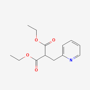 molecular formula C13H17NO4 B1655141 Diethyl (2-pyridylmethyl)malonate CAS No. 3243-01-4