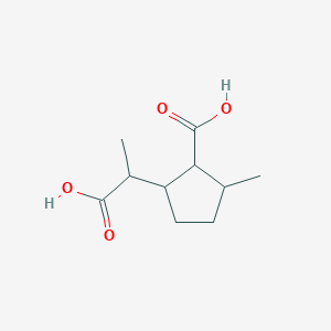 molecular formula C10H16O4 B1655152 (1R,2R,3S,1'R)-猫薄荷酸 CAS No. 32603-11-5